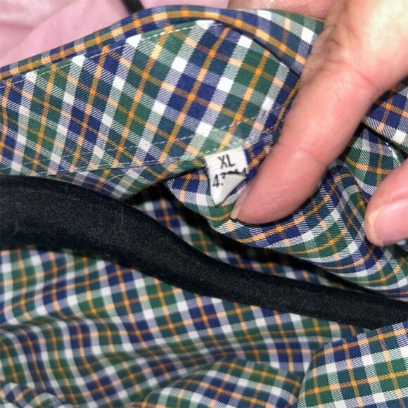 Fredrick Martin Men's XL Plaid Button-Down Dress Shirt Long Sleeve Multicolor - Picture 7 of 9